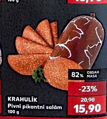KRAHULÍK Pivní pikantní salám