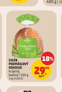 CHLÉB PODMÁSLOVÝ ODKOLEK