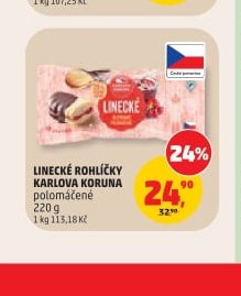 LINECKÉ ROHLÍČKY KARLOVA KORUNA