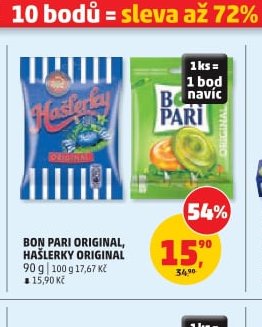Bon Pari Original, Hašlerky Original