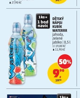 Dětský nápoj Kubík Waterrr