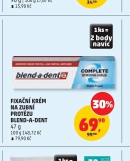 Fixační krém na zubní protézu Blend-a-dent
