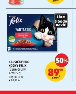 Kapsičky pro kočky Felix
