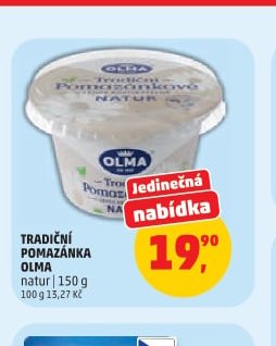 TRADIČNÍ POMAZÁNKOVÁ OLMA natur 150 g