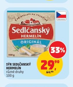 SÝR SEDLČANSKÝ HERMELÍN 100 g