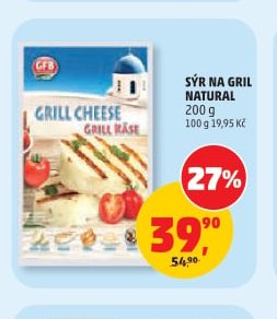 SÝR NA GRIL NATURAL 200 g