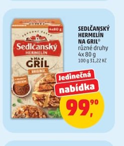 SEDLČANSKÝ HERMELÍN NA GRIL 4x 80 g