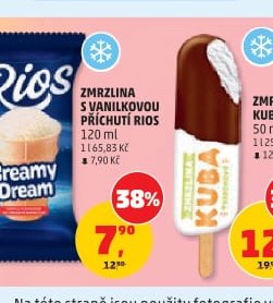 ZMRLZINA S VANILKOVOU PŘÍCHUTÍ RIOS 150 g