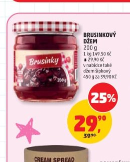 Brusinkový džem