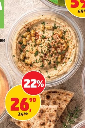 Hummus s toppingem