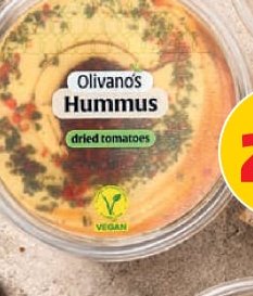 Olivano's Hummus dried tomatoes