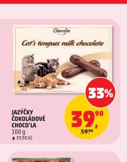 Jazýčky čokoládové Choco'la