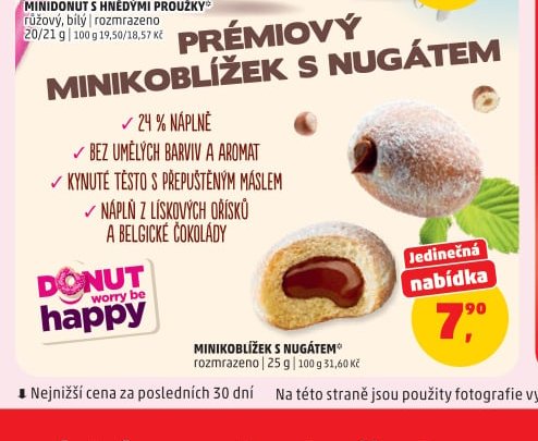 Minikoblížek s nugátem