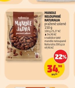 MANDLE JÁDRA NATURALIA