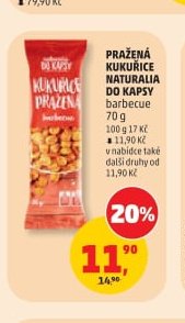 PRAŽENÁ KUKUŘICE NATURALIA DO KAPSY