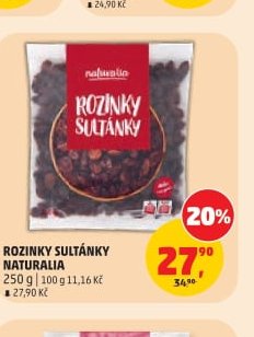 ROZINKY SULTÁNKY NATURALIA