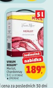 Vinum Regum Merlot, Chardonnay