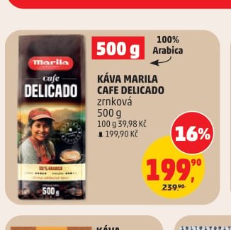 KÁVA MARILA CAFE DELICADO