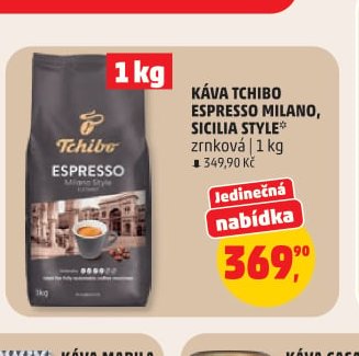 KÁVA TCHIBO ESPRESSO MILANO, SICILIA STYLE