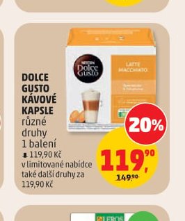 DOLCE GUSTO KÁVOVÉ KAPSLE