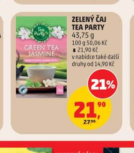 ZELENÝ ČAJ TEA PARTY