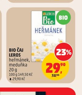 BIO ČAJ LEROS