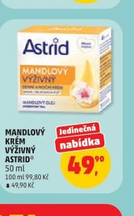 MANDLOVÝ KRÉM VYŽIVNÝ ASTRID