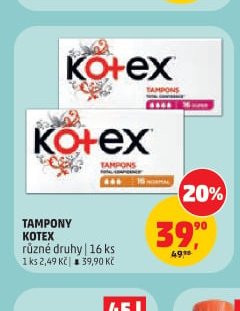 TAMPONY KOTEX
