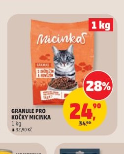 Granule pro kočky Micinka