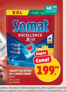 Tablety do myčky 3v1 Lemon Somat