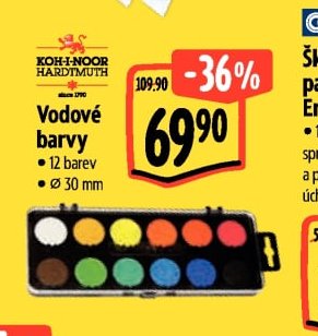 Koh-i-noor Vodové barvy