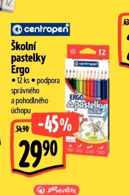 Centropen Školní pastelky Ergo