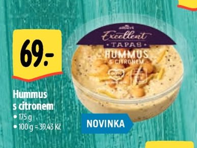 Hummus s citronem