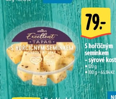 S hořčičným semínkem - sýrové kostky