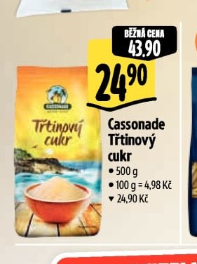 Cassonade Třtinový cukr