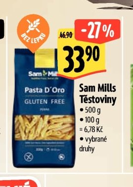 Sam Mills Těstoviny