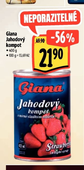 Giana Jahodový kompot