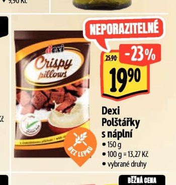 Dexi Polštářky s náplní