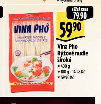 Vina Pho Rýžové nudle široké