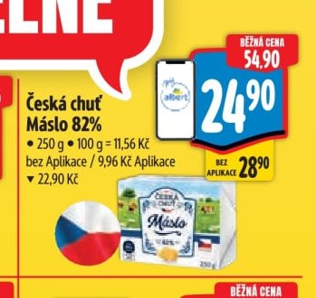 Česká chuť Máslo 82%