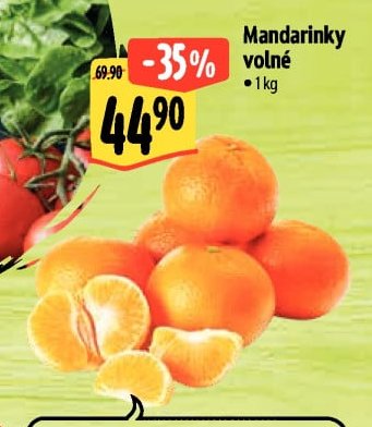 Mandarinky volné