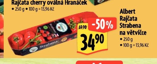 Albert Rajčata Strabena na větvičce