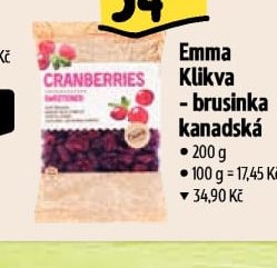 Emma Klikva - brusinka kanadská