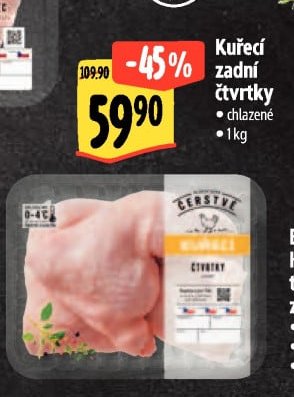 Kuřecí zadní čtvrtky