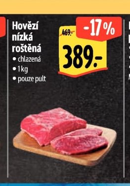 Hovězí nízká roštěná