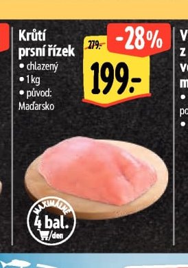 Krůtí prsní řízek