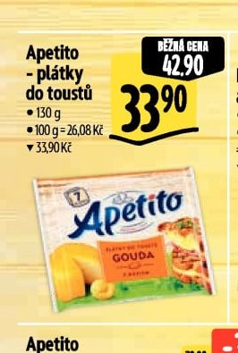 Apetito - plátky do toustů