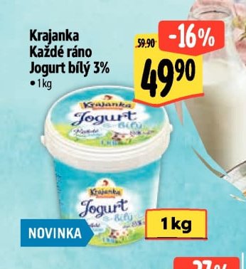 Krajanka Každé ráno Jogurt bílý 1 kg