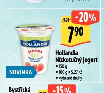Hollandia Nízkotučný jogurt