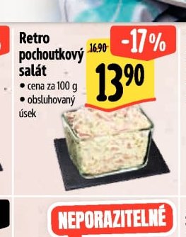 Retro pochoutkový salát